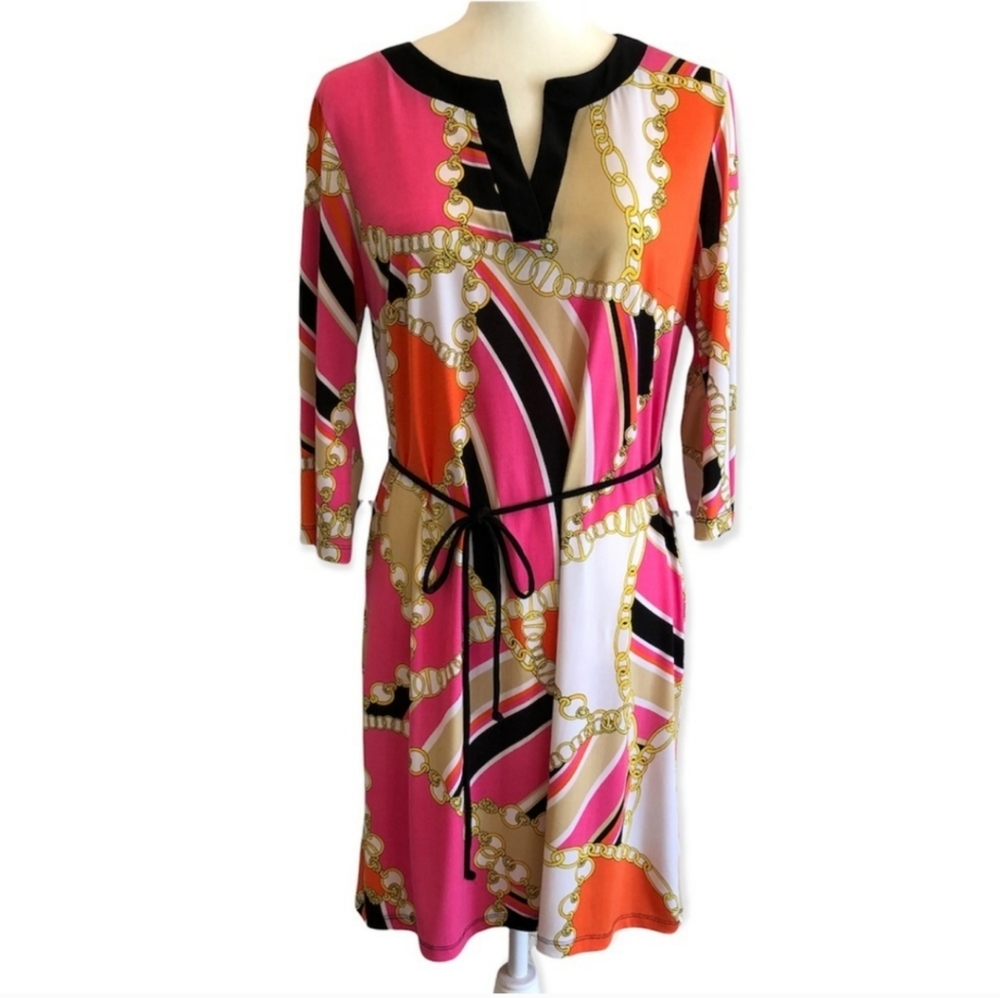 Emma & Michelle Colorful Print Dress